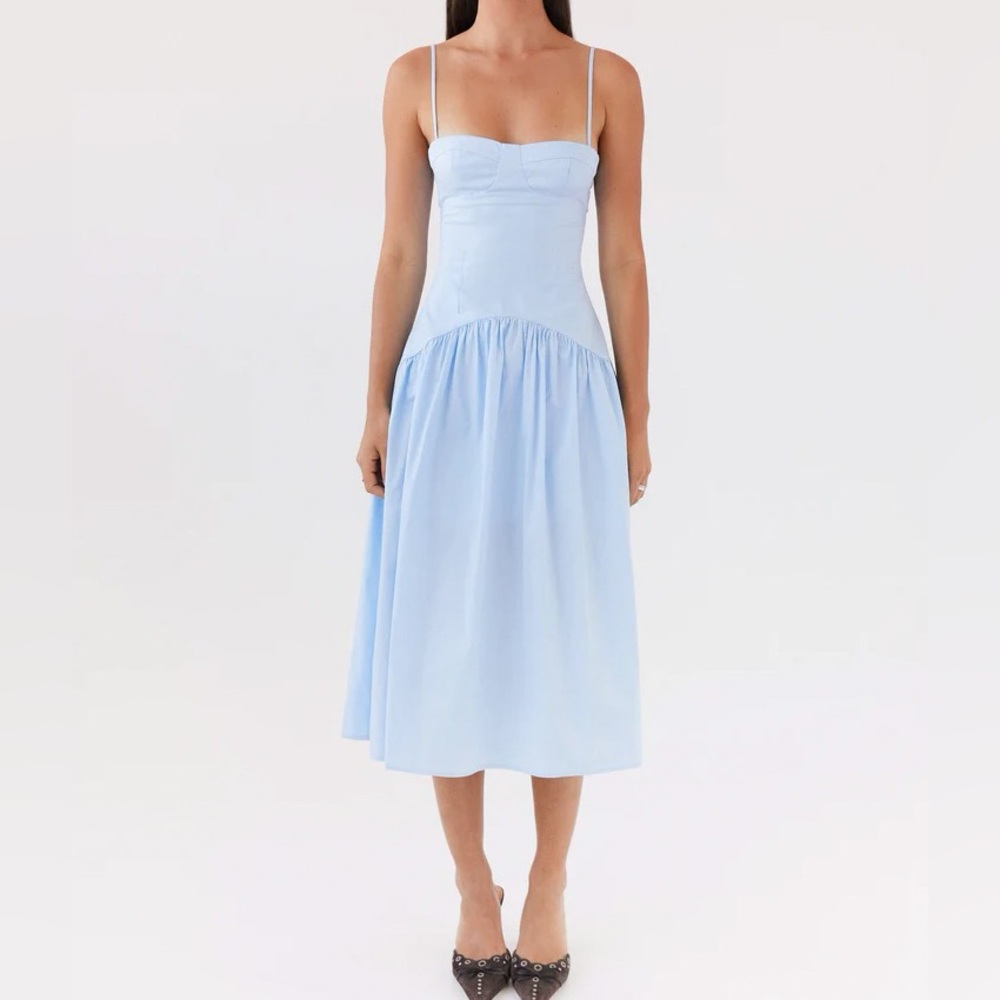 Peppermayo Light Blue Midi Dress